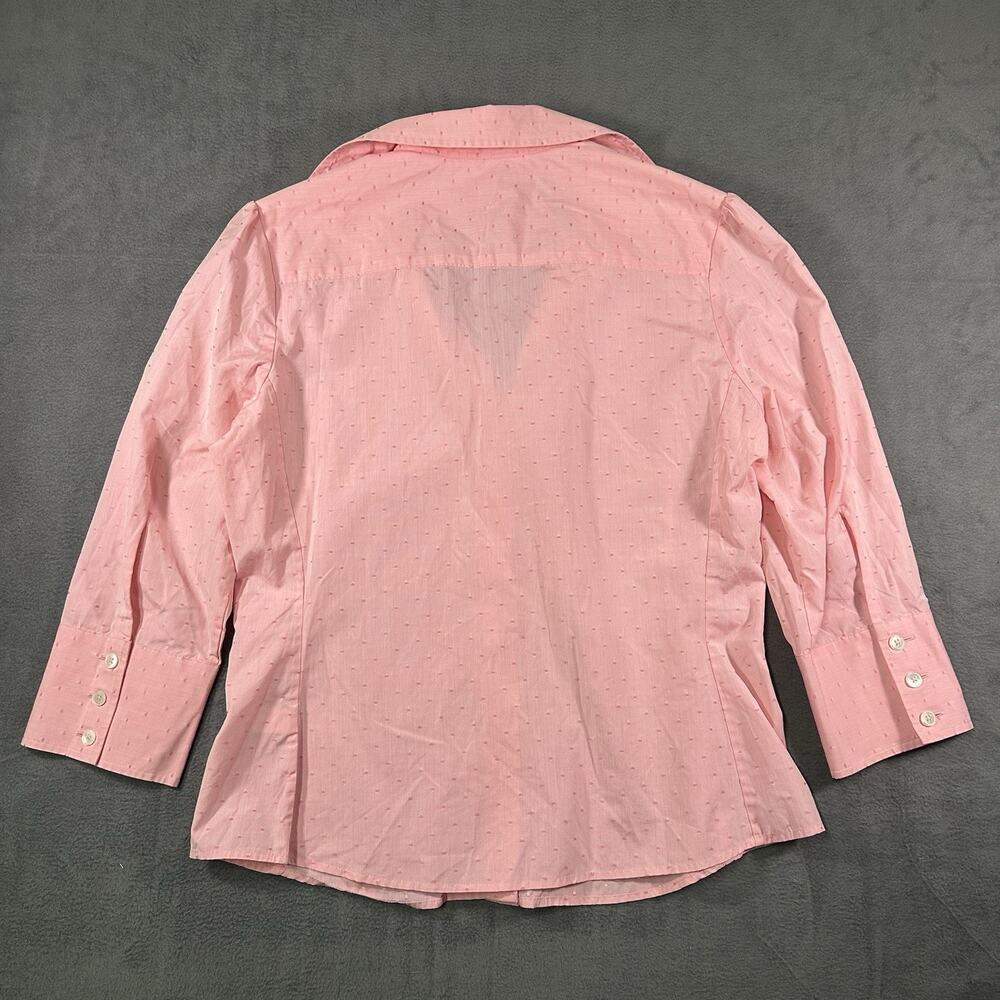 Banana Republic Shirt Women’s Size Large Dress Pink Long Sleeve Button Up - Picture 9 of 9